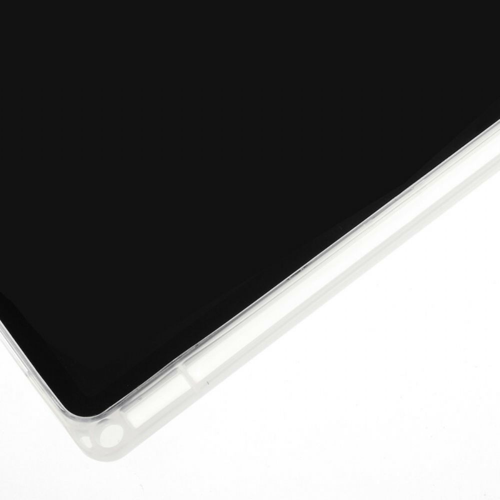 Hoesje voor iPad 10.2" (2020) (2019) / Air 10.5" / Pro 10.5" Transparante Stylushouder