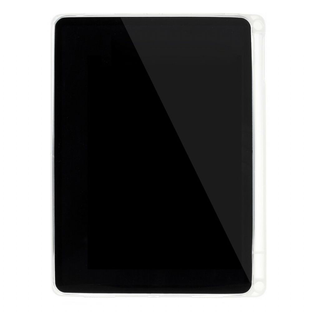 Hoesje voor iPad 10.2" (2020) (2019) / Air 10.5" / Pro 10.5" Transparante Stylushouder