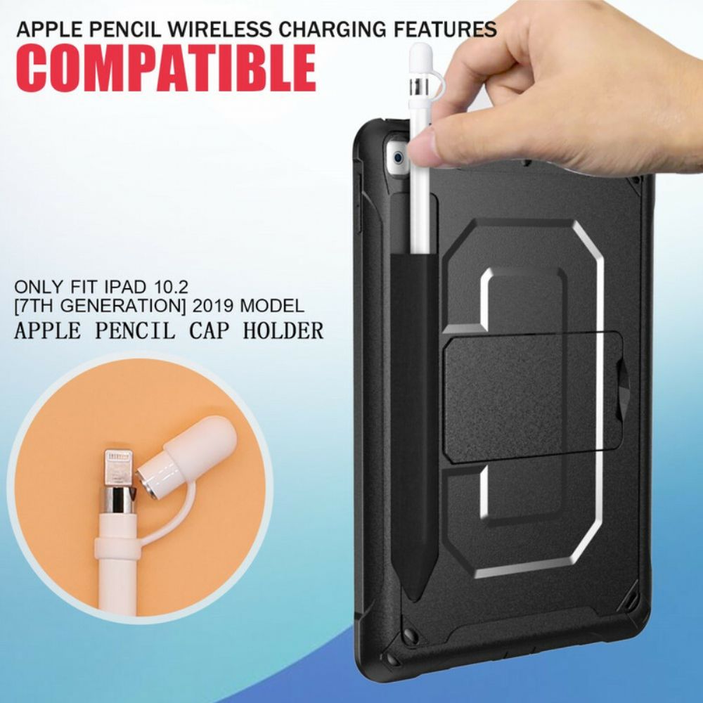 Hoesje voor iPad 10.2" (2020) (2019) / Air 10.5" / Pro 10.5" Ultrabestendige Potloodhouder