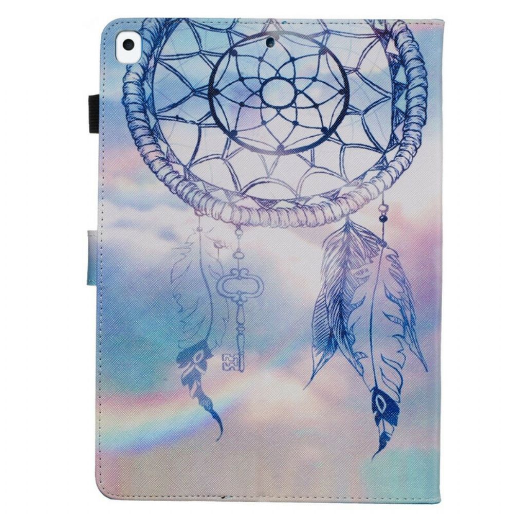 Leren Hoesje voor iPad 10.2" (2020) (2019) / Air 10.5" / Pro 10.5" Aquarel Dromenvanger
