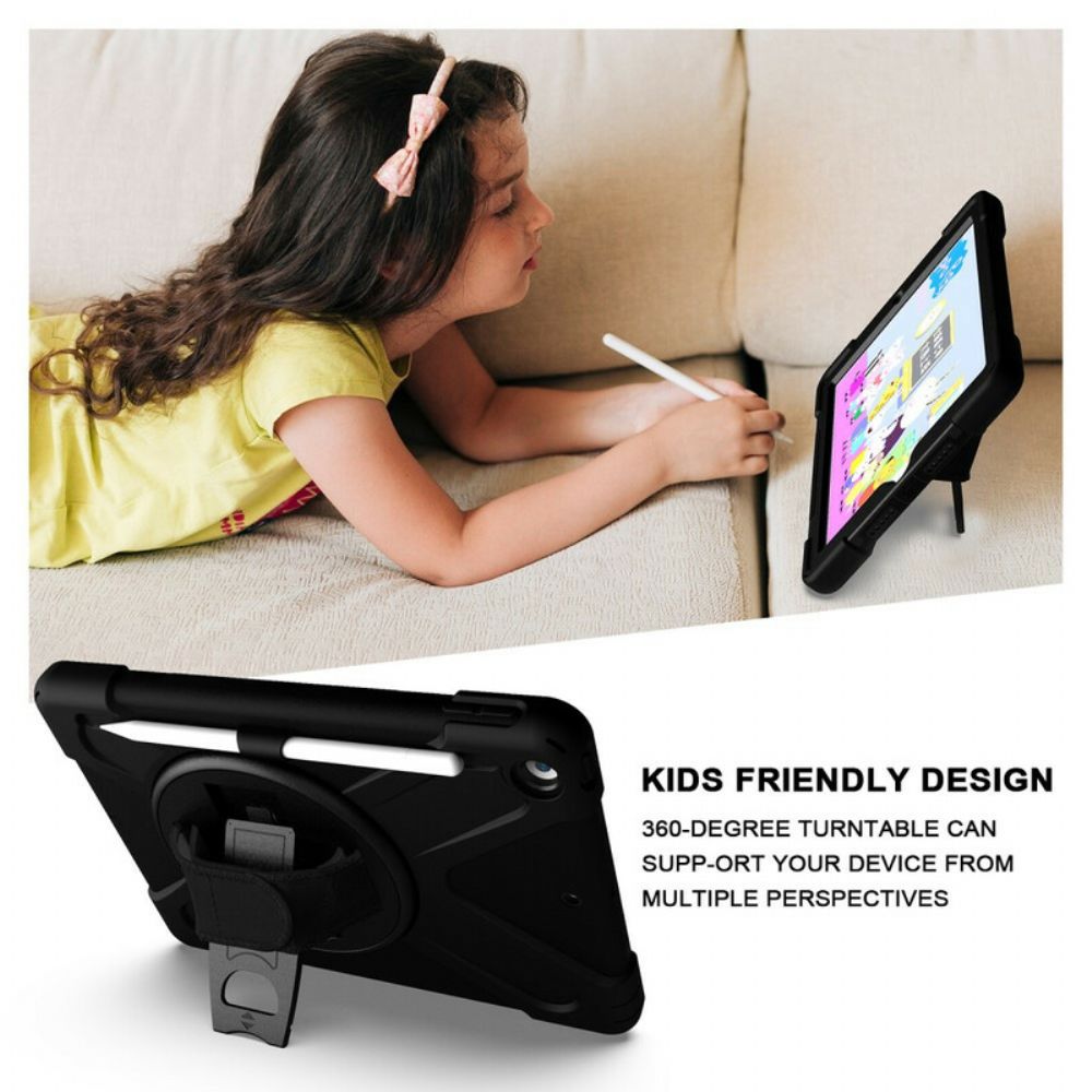 Telefoonhoesje voor iPad 10.2" (2020) (2019) / Air 10.5" / Pro 10.5" Kids Handsfree Houder En Riem