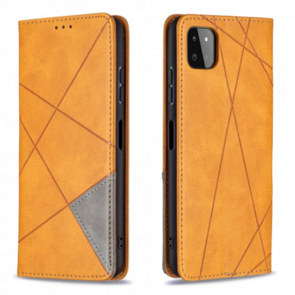Bescherming Hoesje voor Samsung Galaxy A22 5G Folio-hoesje Artiestenstijl