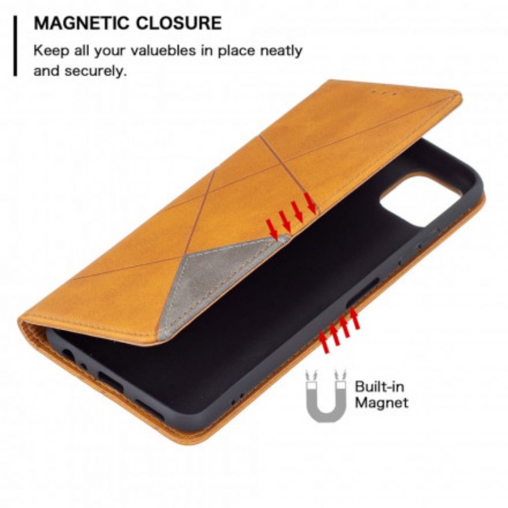 Bescherming Hoesje voor Samsung Galaxy A22 5G Folio-hoesje Artiestenstijl