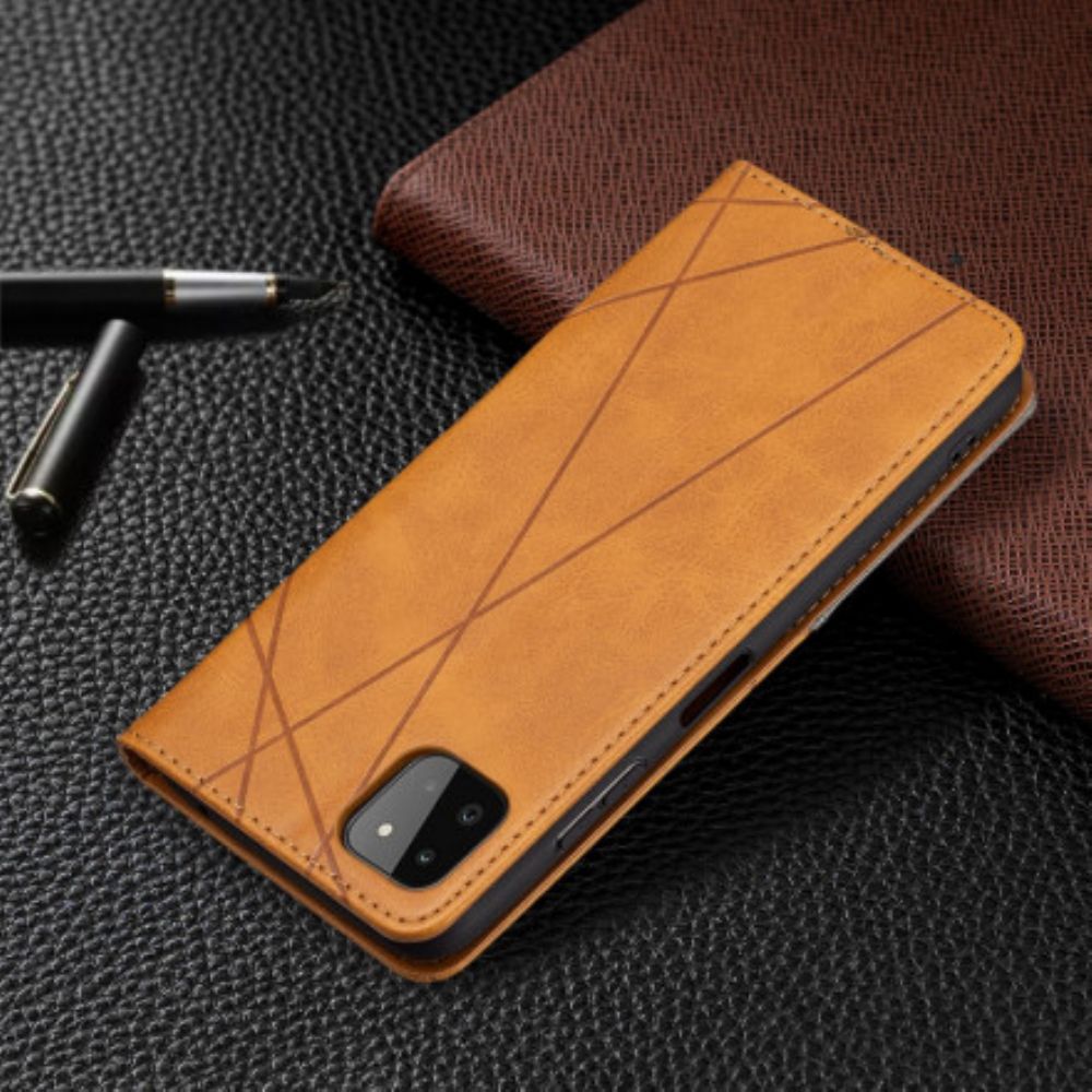 Bescherming Hoesje voor Samsung Galaxy A22 5G Folio-hoesje Artiestenstijl