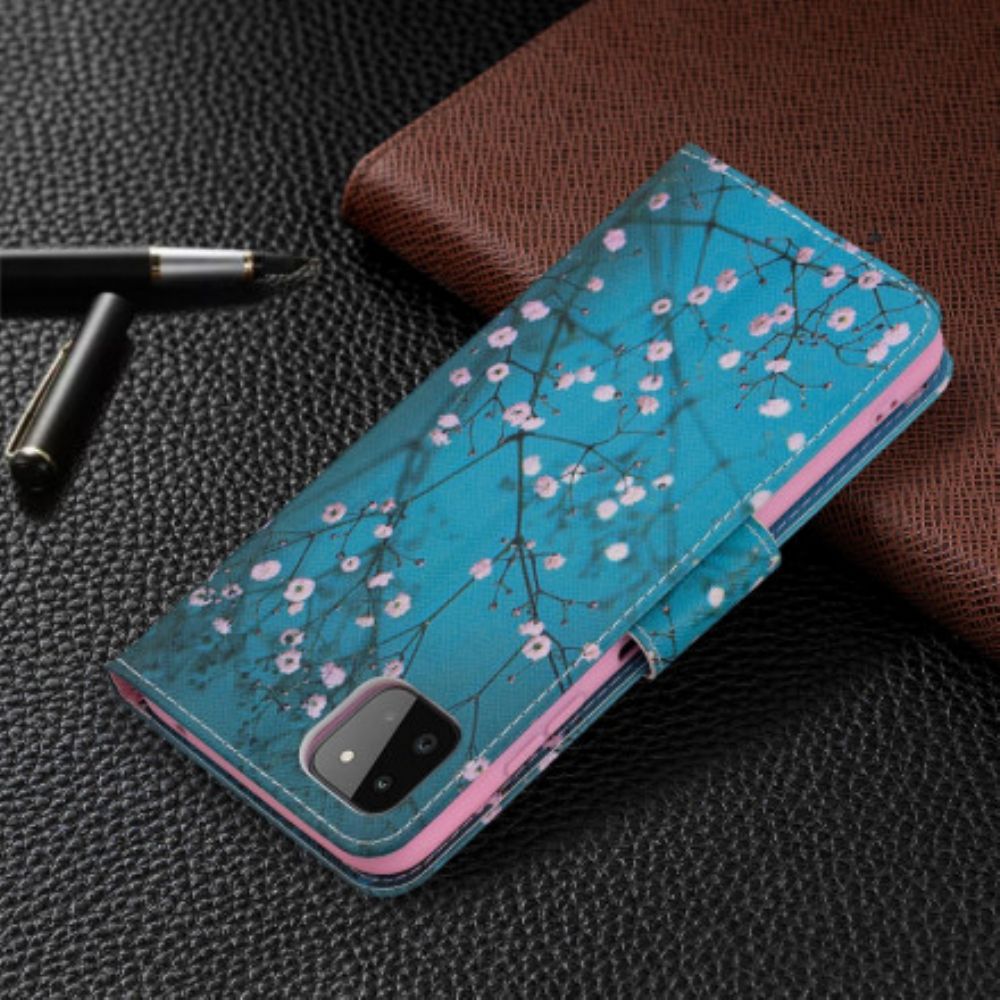 Folio-hoesje voor Samsung Galaxy A22 5G Bloeiende Boom