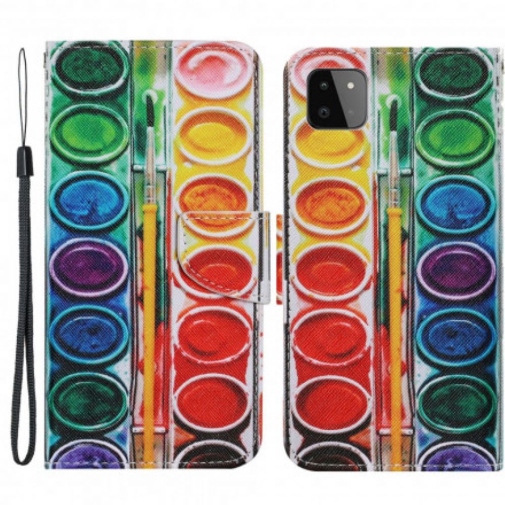 Folio-hoesje voor Samsung Galaxy A22 5G Schilderen