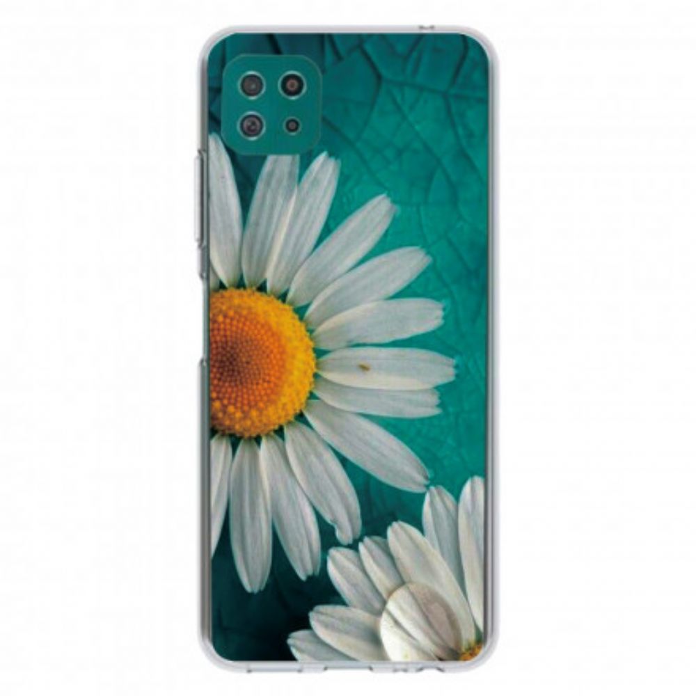 Hoesje voor Samsung Galaxy A22 5G Daisy