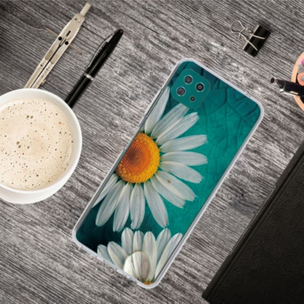 Hoesje voor Samsung Galaxy A22 5G Daisy