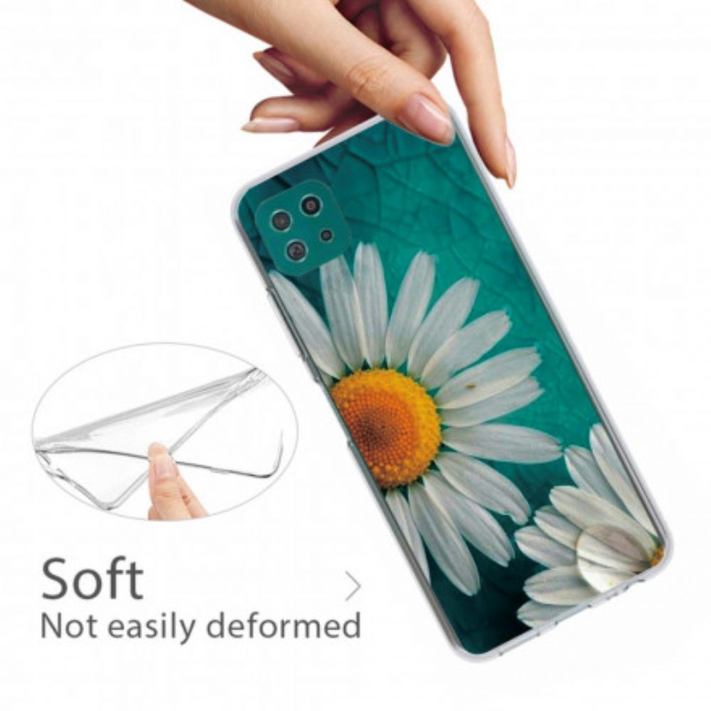 Hoesje voor Samsung Galaxy A22 5G Daisy