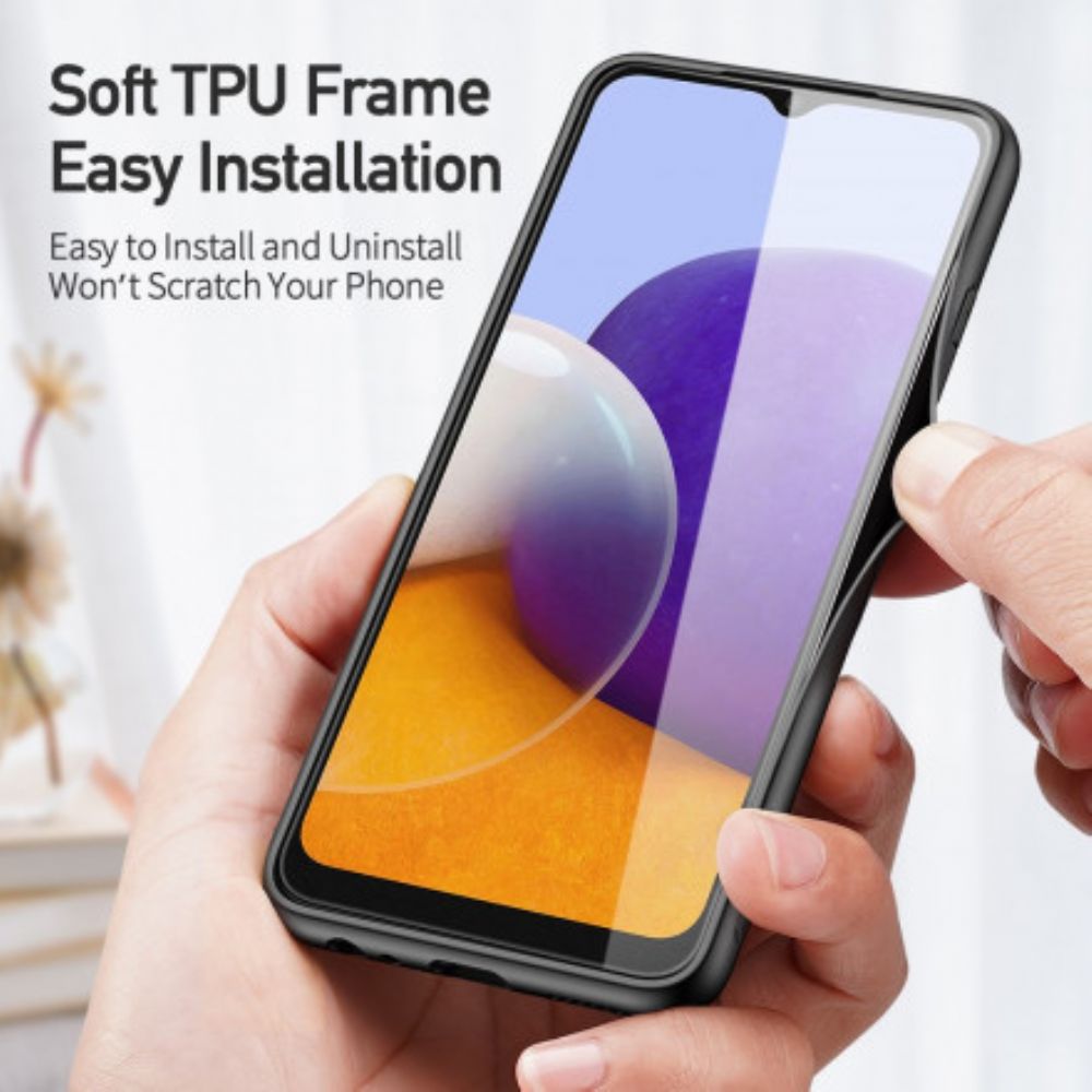 Hoesje voor Samsung Galaxy A22 5G Dux Ducis Fino-serie