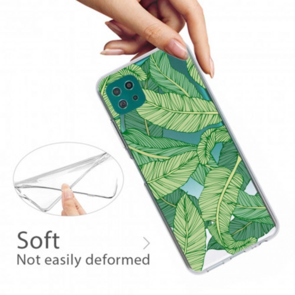 Hoesje voor Samsung Galaxy A22 5G Gebladerte