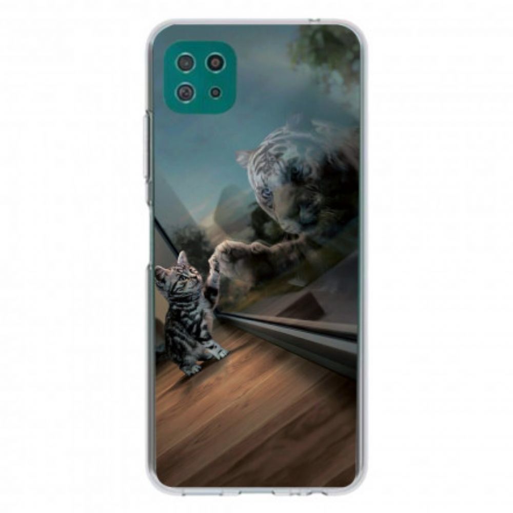 Hoesje voor Samsung Galaxy A22 5G Katjesdroom
