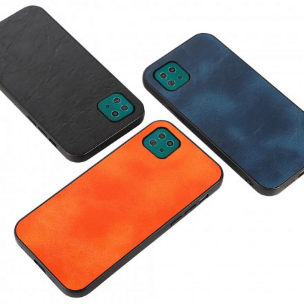 Hoesje voor Samsung Galaxy A22 5G Leerstijl