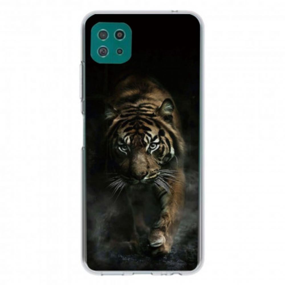 Hoesje voor Samsung Galaxy A22 5G Tijgerslang