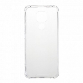 Hoesje voor Moto G9 Play Transparante Versterkte Hoeken