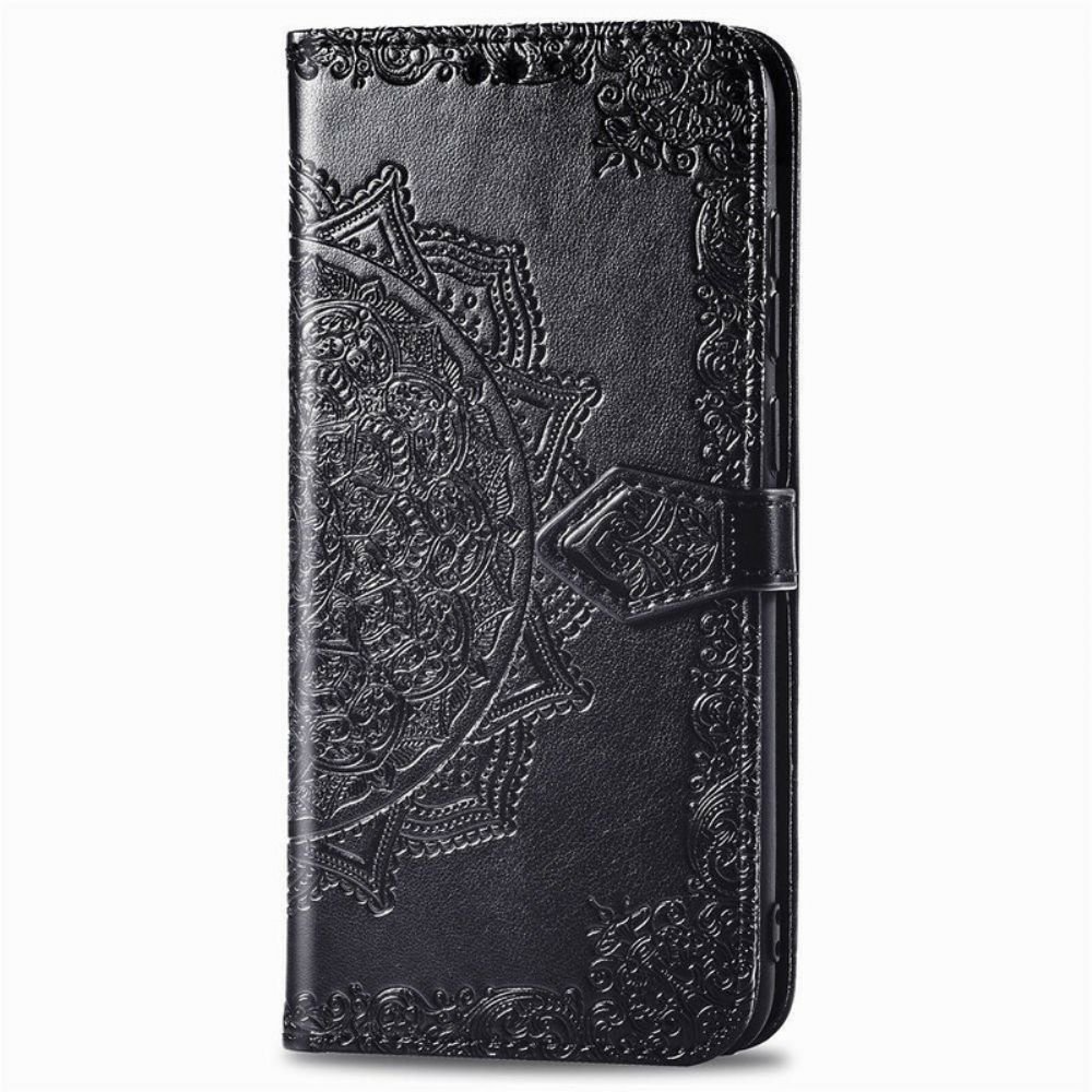 Flip Case voor OnePlus 7T Mandala Van Middelbare Leeftijd