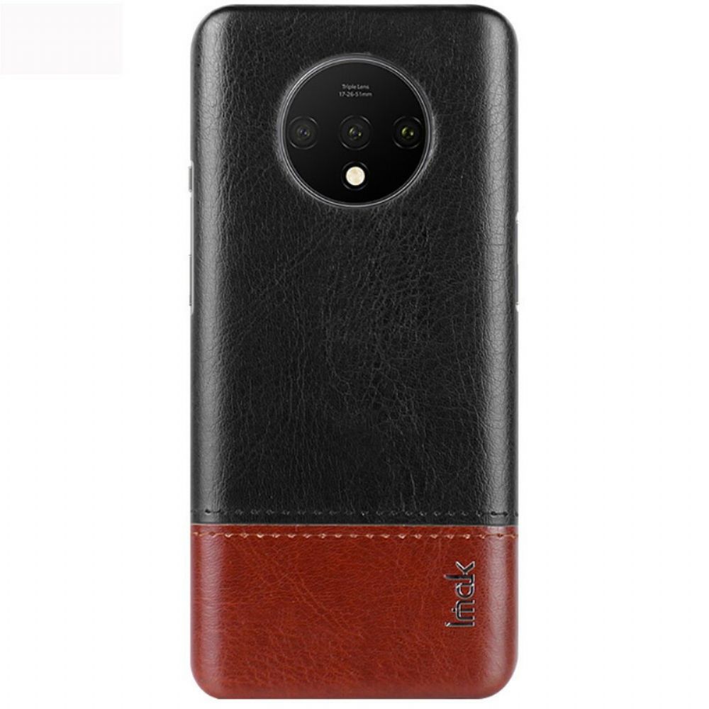 Hoesje voor OnePlus 7T Imak Ruiyi-serie Leereffect