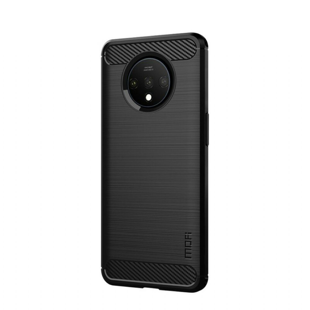 Hoesje voor OnePlus 7T Mofi Geborstelde Koolstofvezel