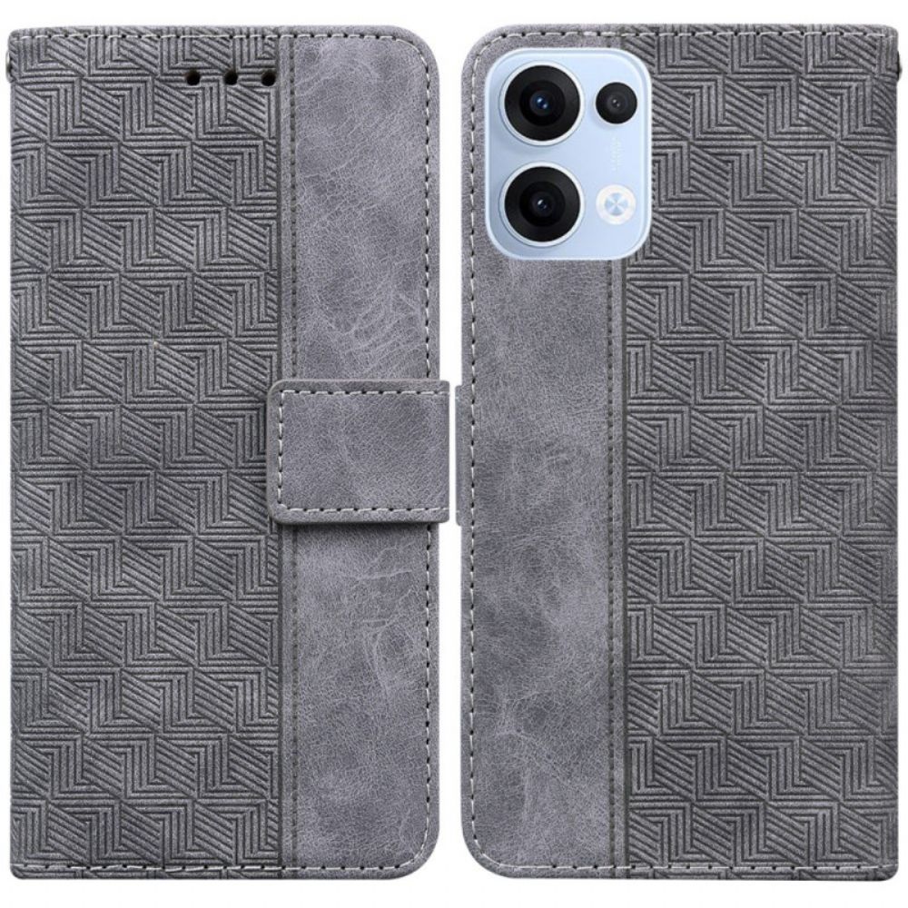 Bescherming Hoesje Oppo Reno 13 5g Geweven Patroon