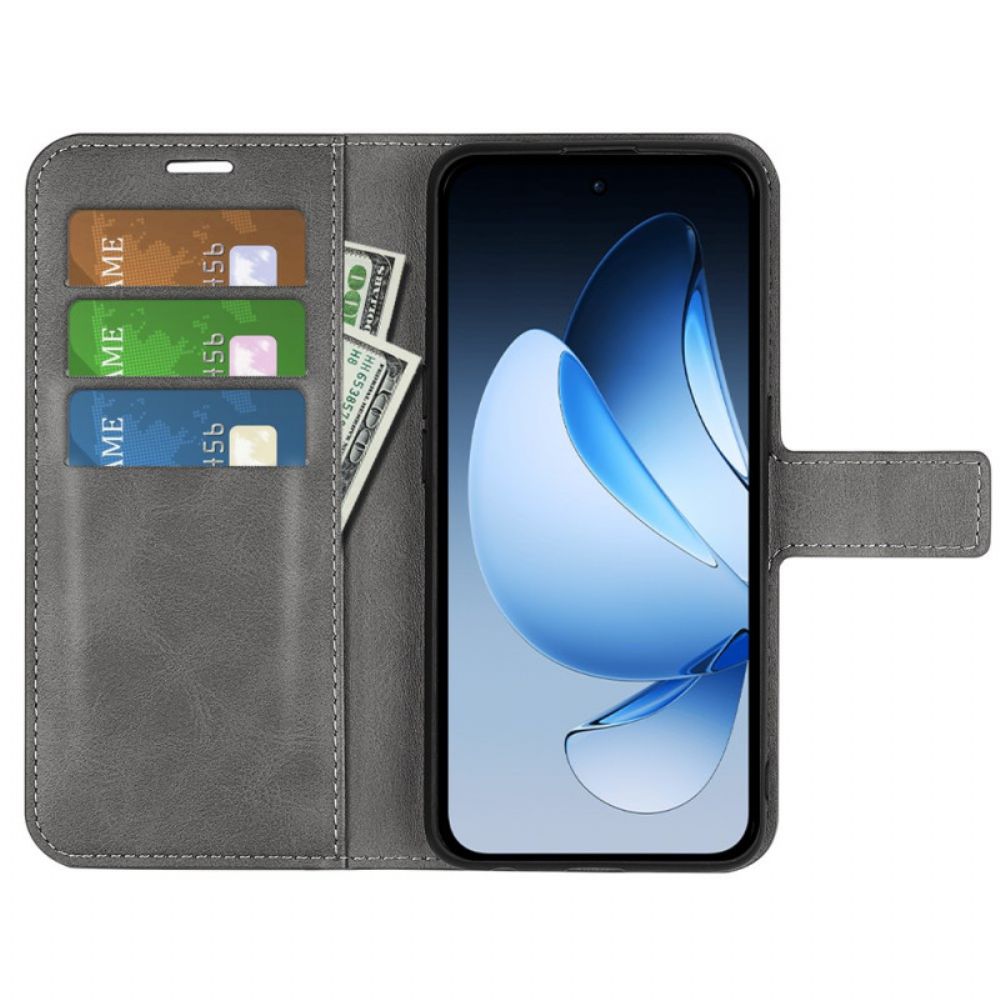 Bescherming Hoesje Oppo Reno 13 5g Leer Stijl