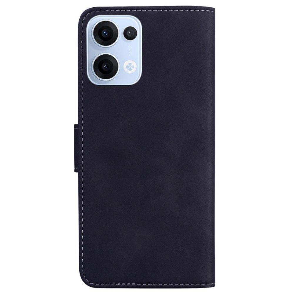 Bescherming Hoesje Oppo Reno 13 5g Suède Stijl