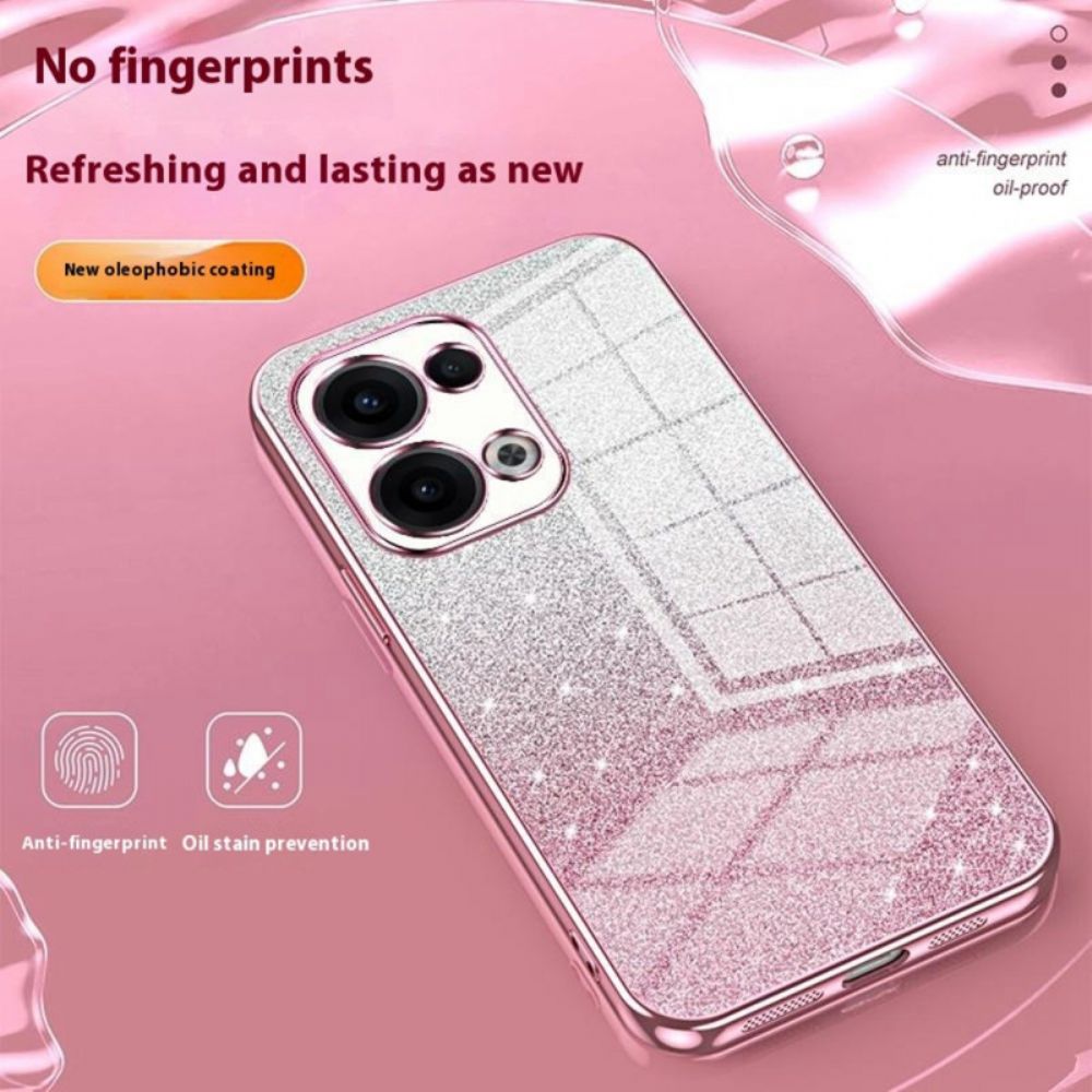 Cover Hoesje Oppo Reno 13 5g Telefoonhoesje Gradiëntglitter