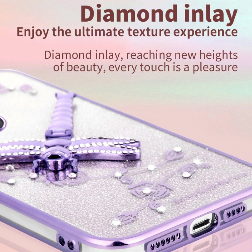 Cover Hoesje Oppo Reno 13 5g Telefoonhoesje Libellenbevestiging