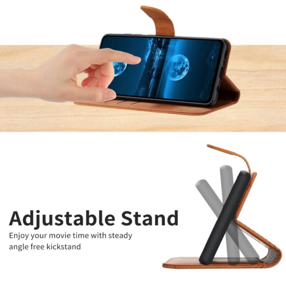 Flip Case Leren Oppo Reno 13 5g Lijnen En Strepen