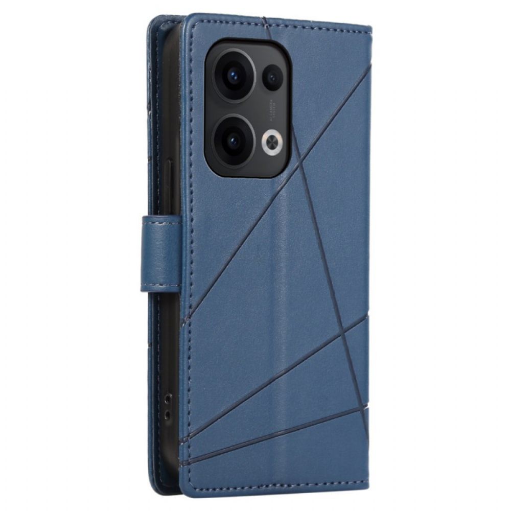 Folio-hoesje Oppo Reno 13 5g Lijnen