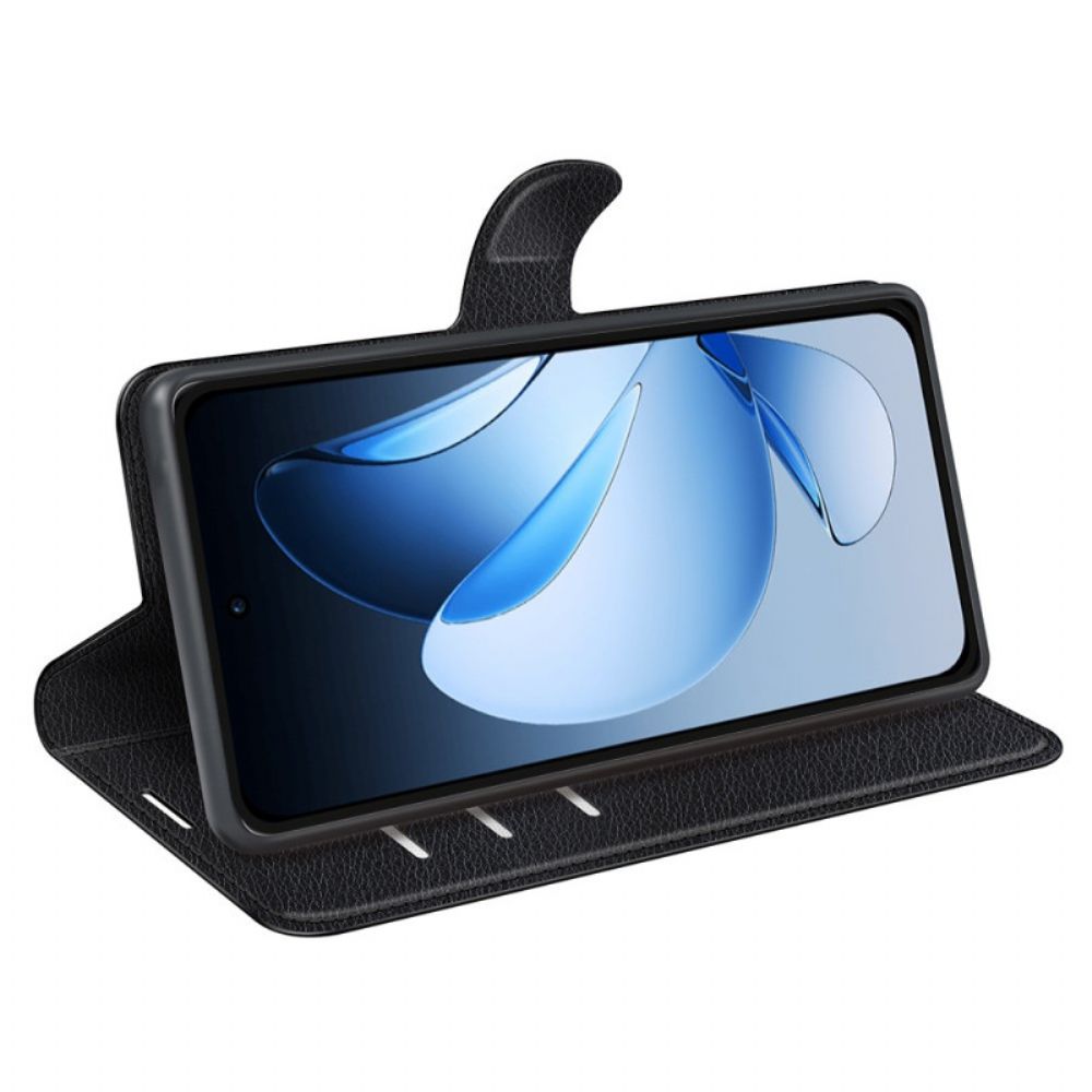 Folio-hoesje Oppo Reno 13 5g Telefoonhoesje Klassiek Lychee Kunstleer