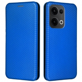 Folio-hoesje Oppo Reno 13 5g Telefoonhoesje Koolstofvezel