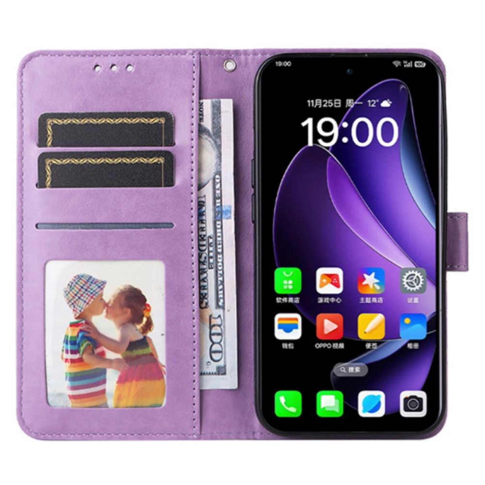 Folio-hoesje Oppo Reno 13 5g Zonnebloem