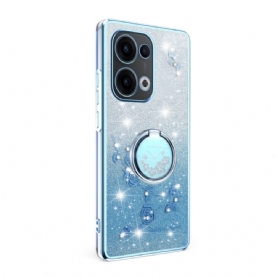 Hoesje Oppo Reno 13 5g Bevestiging Met Strass-ring Bescherming Hoesje