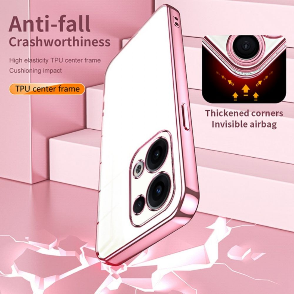 Hoesje Oppo Reno 13 5g Frame Met Metaallook