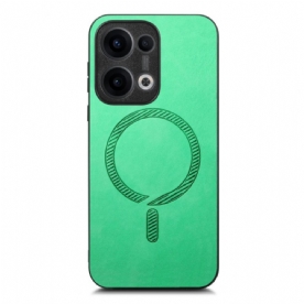 Hoesje Oppo Reno 13 5g Magsafe-compatibel Leerlook