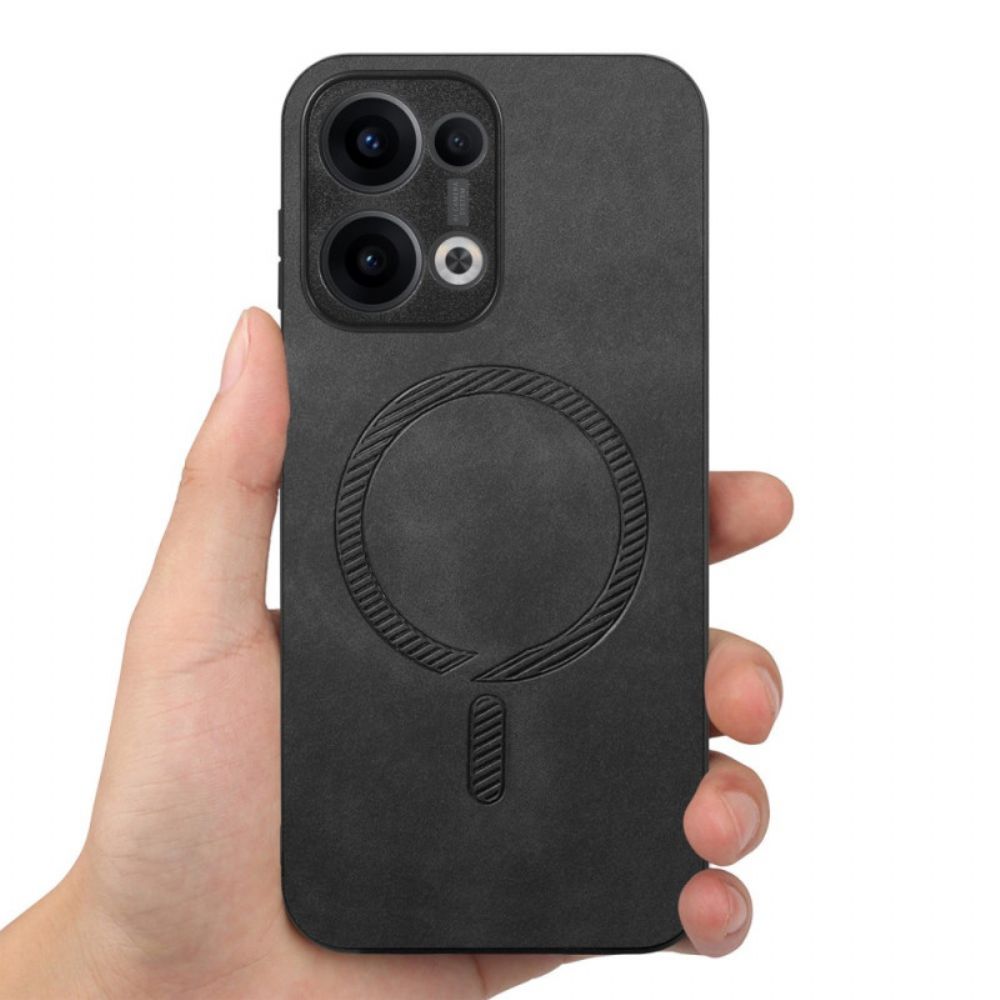 Hoesje Oppo Reno 13 5g Magsafe-compatibel Leerlook