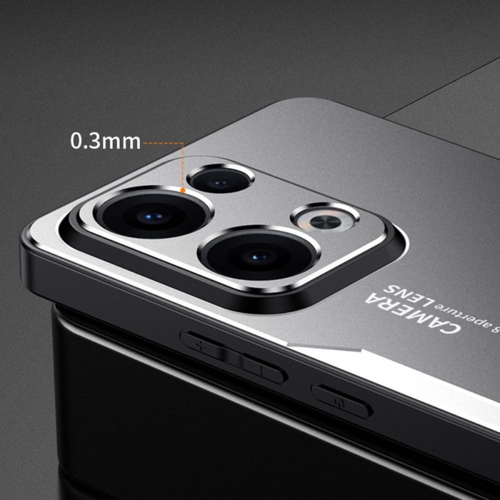 Hoesje Oppo Reno 13 5g Metaaleffect