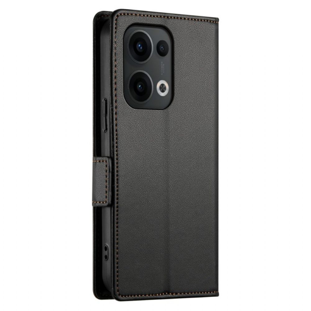 Leren Hoesje Oppo Reno 13 5g Decoratieve Klinknagel Bescherming Hoesje