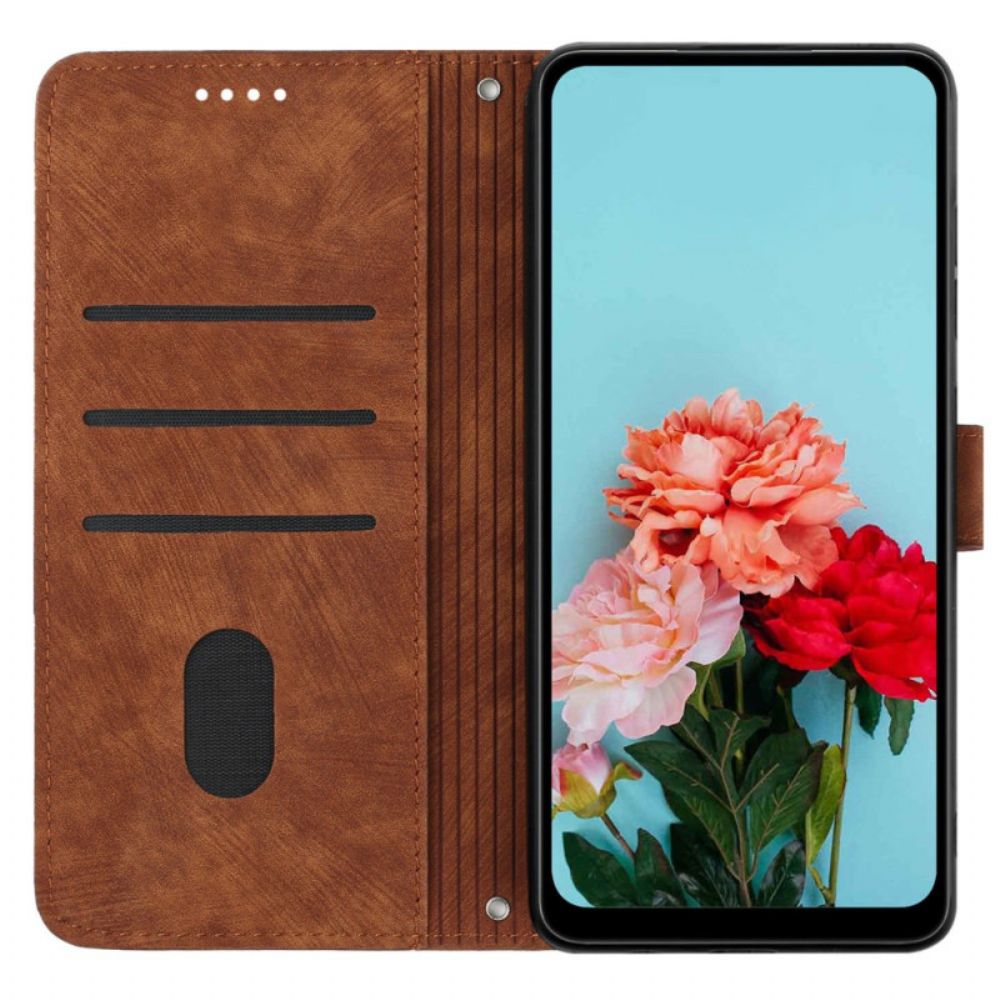 Leren Hoesje Oppo Reno 13 5g Retro Stijl Bescherming Hoesje