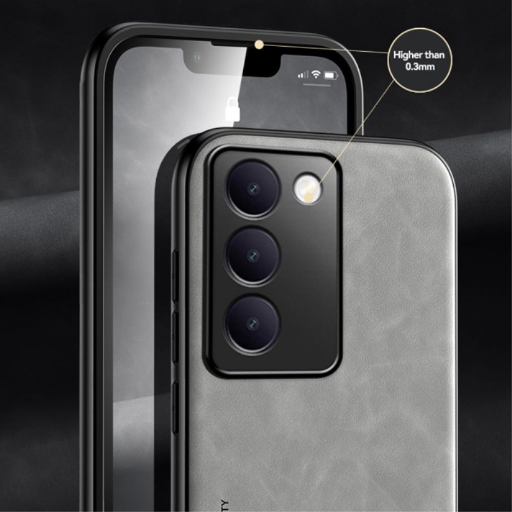 Cover Hoesje Vivo V40 Se 5g Telefoonhoesje Leerlook