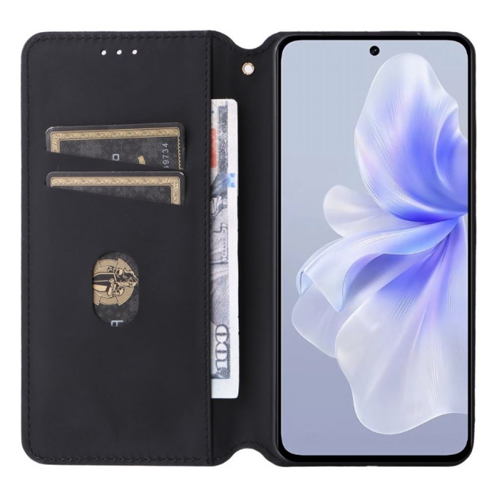 Folio-hoesje Vivo V40 Se 5g Diamanten Bescherming Hoesje