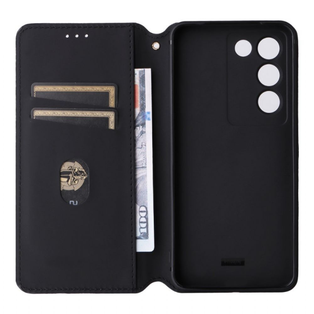 Folio-hoesje Vivo V40 Se 5g Diamanten Bescherming Hoesje