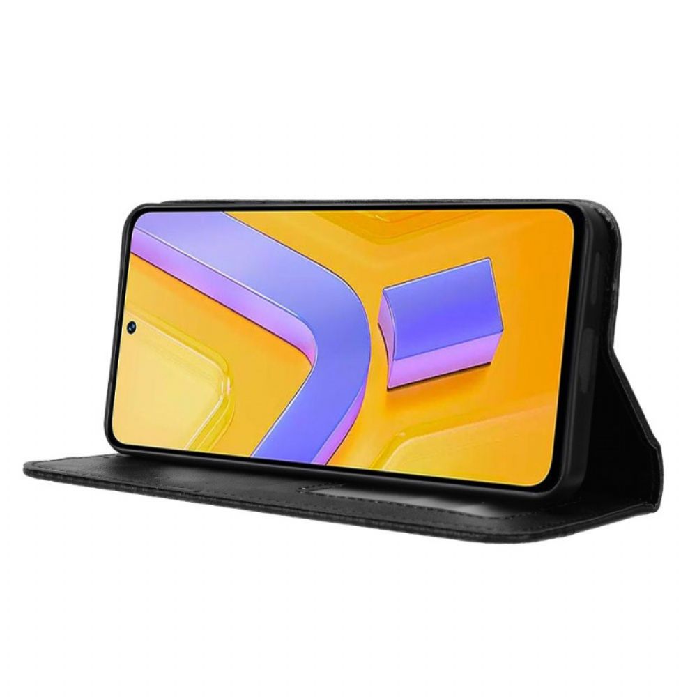Folio-hoesje Vivo V40 Se 5g Telefoonhoesje Vintage Rand