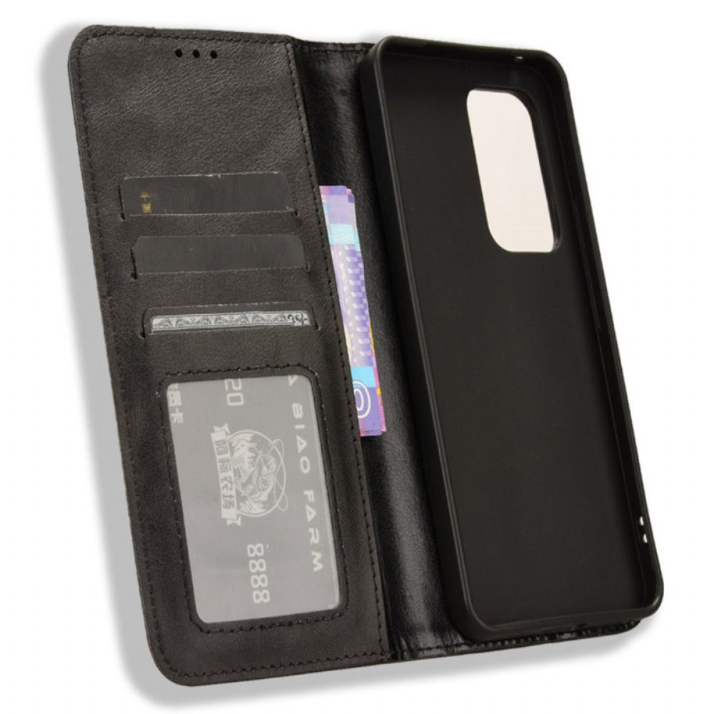 Folio-hoesje Vivo V40 Se 5g Telefoonhoesje Vintage Rand