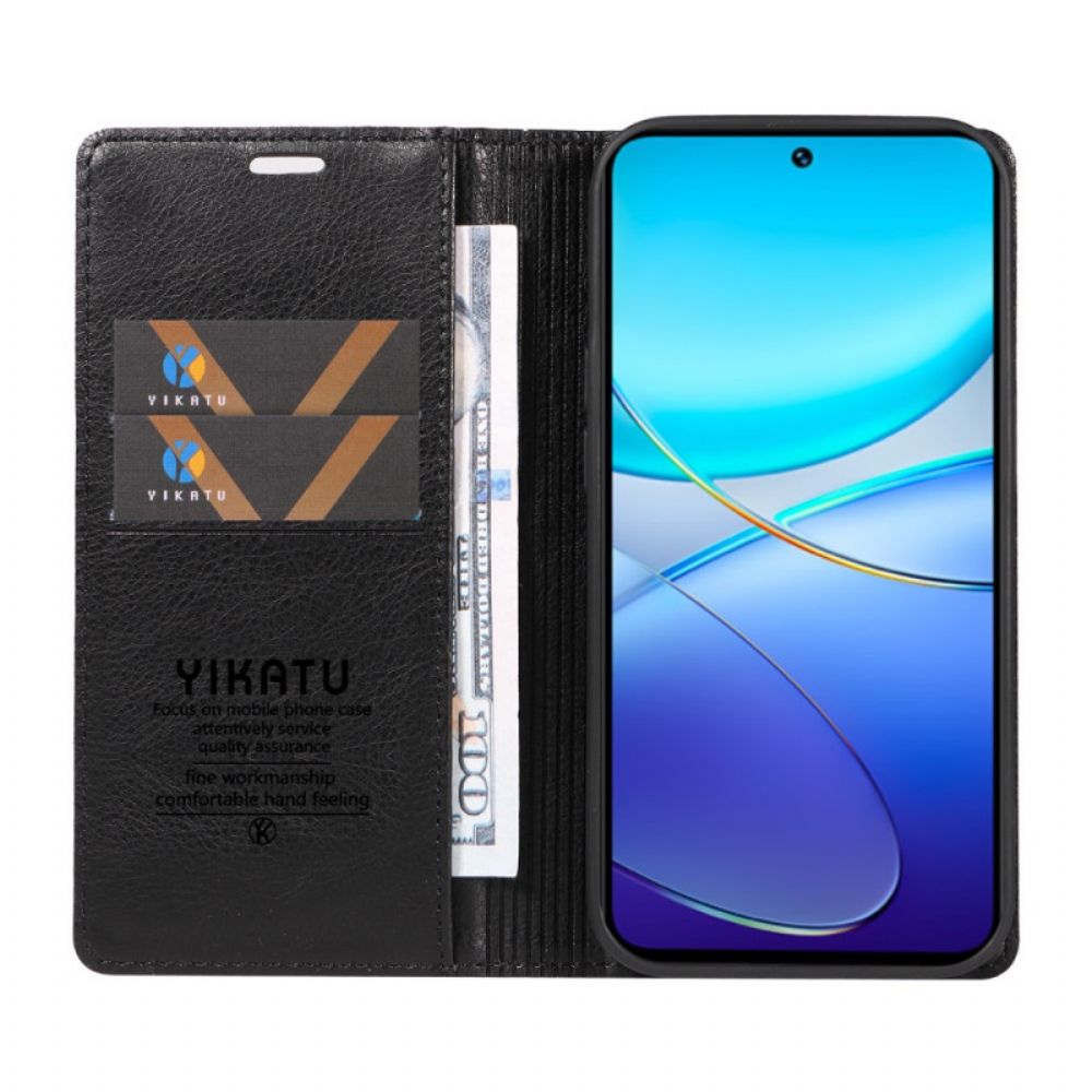 Folio-hoesje Voor Vivo V40 Se 5g Vintage Stijl Yikatu