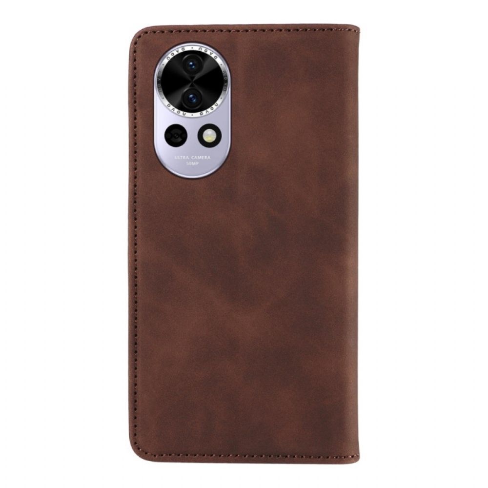 Folio-hoesje Huawei Nova 13 Betopnice Suède-effect