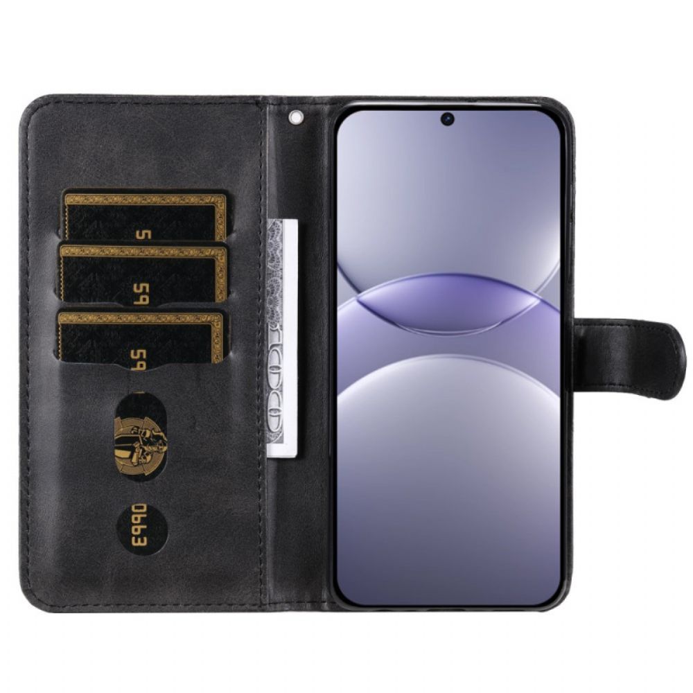 Leren Hoesje Huawei Nova 13 Etui Met Rits Bescherming Hoesje