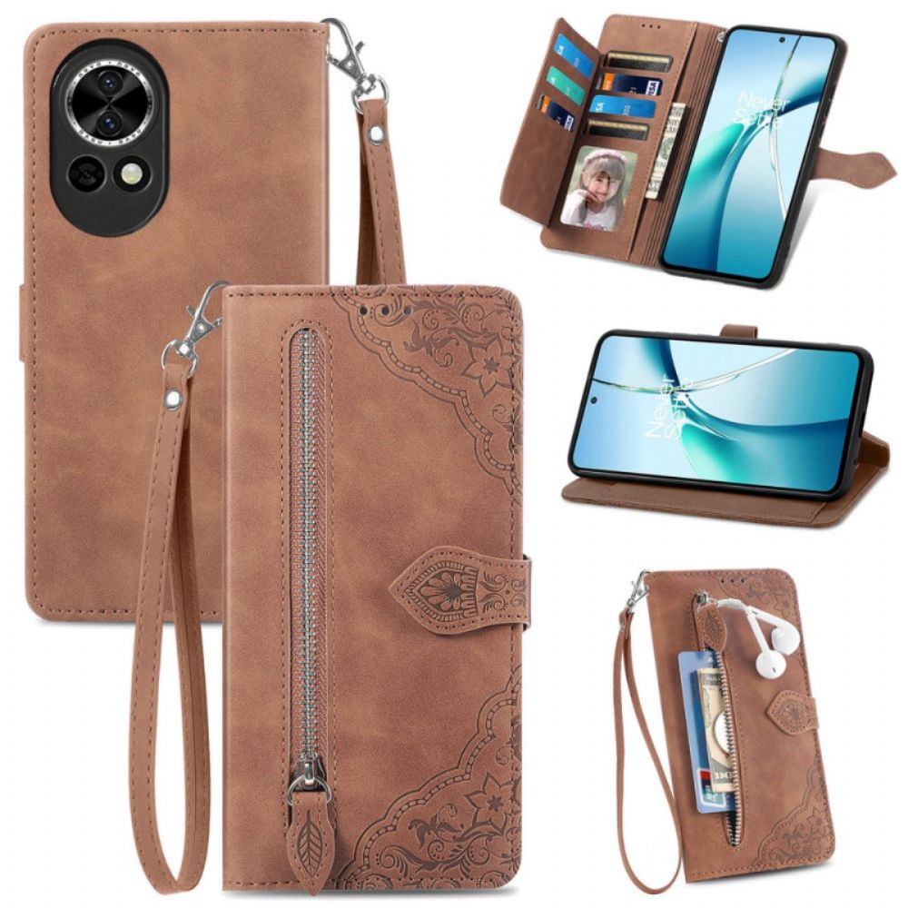 Leren Hoesje Voor Huawei Nova 13 Kantprint