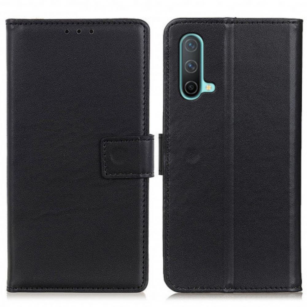 Folio-hoesje voor OnePlus Nord CE 5G Eenvoudig Kunstleer