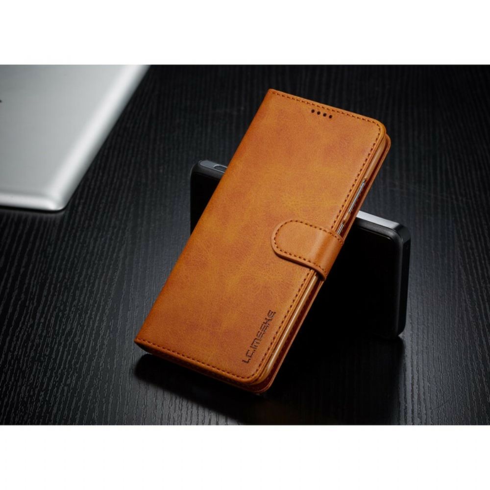 Folio-hoesje voor Huawei P Smart Plus 2019 Lc.imeeke Leereffect